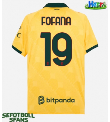 AC Milan Youssouf Fofana #19 Tredje Tröja 2025-26 Kortärmad